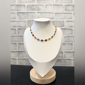 Multicolor Gemstone Choker